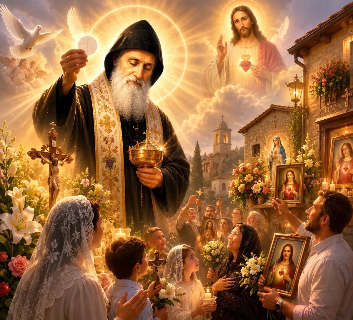 hobwasalam's tweet photo. “God’s Heart is still beating… do not be afraid.” 🙏
#GodsHeart #DoNotBeAfraid #SaintCharbel #SacredHeartOfJesus
#FaithOverFear #TrustInGod #HopeInGod #GodIsWithUs 🙏 https://t.co/S1GL7afVCU