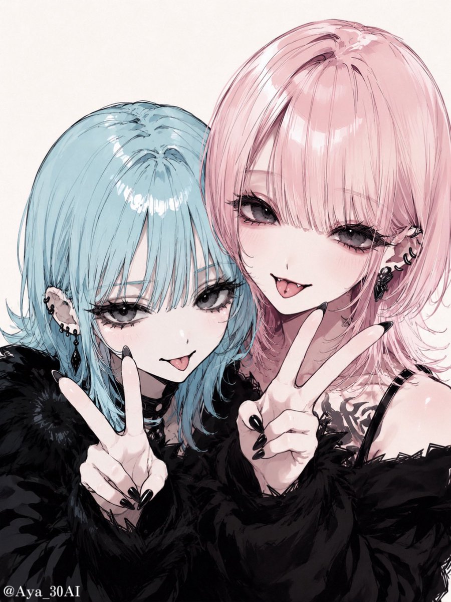 Aya_30AI's tweet photo. この前作った子たちをペア画にしてみた🩵🩷

AIillustration
#フリーイラスト 
#フリーアイコン https://t.co/JPsHrzIgr7