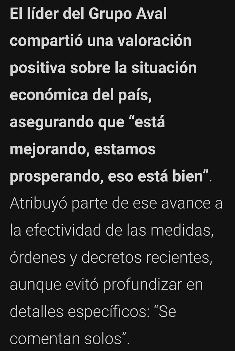 Azrak19Dark's tweet photo. @lgr0ck @carlosgfajardo Que raro que el banquero hablé bien de la economía 
Yo no veo que él tenga desconfianza, lo veo es optimista
#CepedaPresidente #CepedaPresidente2026
#Cepeda https://t.co/Da5Q3XKrCG