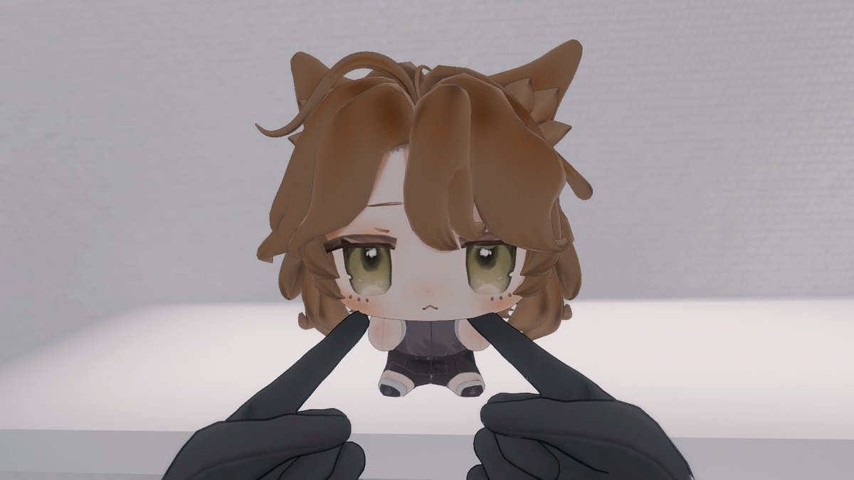 reiverel's tweet photo. オススメされた部屋に行ったらぬいがあって触ったら手が動くしポンポンできるしムニュムニュして可愛いかった
#VRchat https://t.co/a5PD3Vi8hg