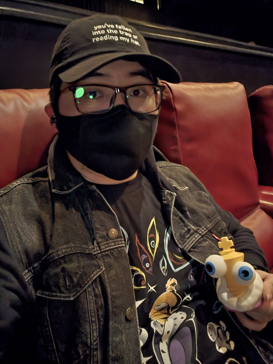 Nymo's tweet photo. Seated for the Amazing NO TRAILER 
#TADC https://t.co/4apvhuuxFc