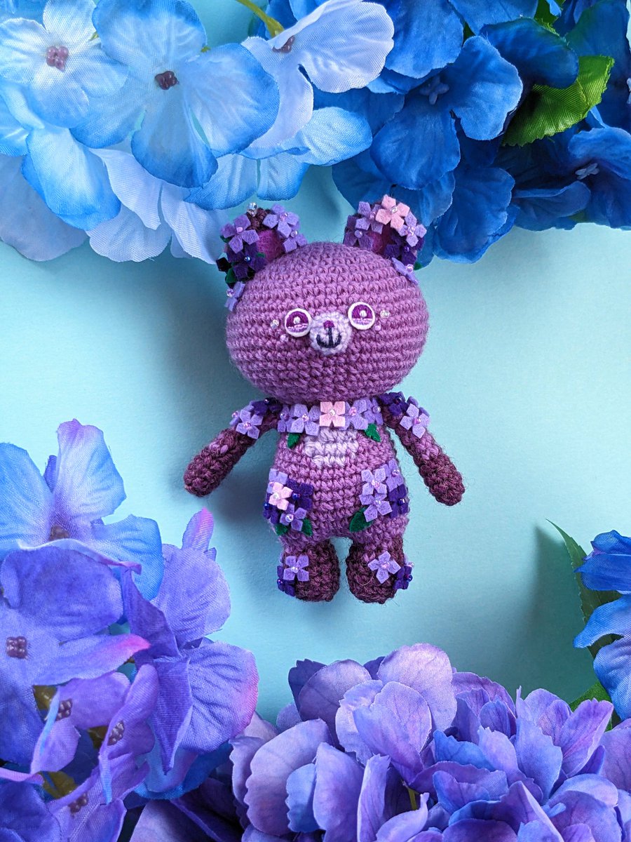 おはようございます🧶 💐🌂💟✨ #あみぐるみ #ハンドメイド