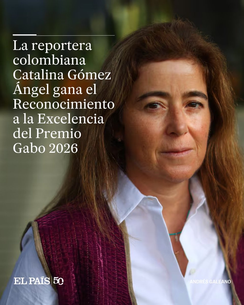 el_pais's tweet photo. 🏅 La Fundación Gabo destaca su “valentía, independencia y rigor narrativo al cubrir algunos de los conflictos más complejos del mundo contemporáneo desde una mirada latinoamericana”

🖋️ @Santorrado
 https://t.co/iCPoSH917R https://t.co/ZNim9GQahK
