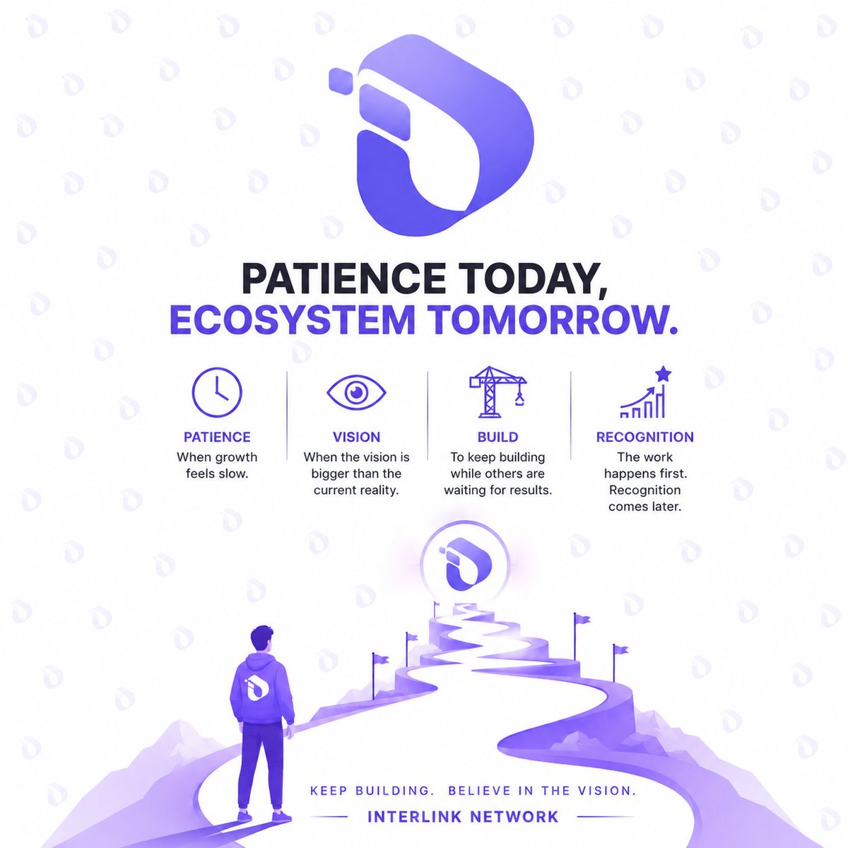 interlinklabsas's tweet photo. The hardest part of building InterLink Network isn't the technology.

It's the patience.

Patience when growth feels slow.
Patience when the vision is bigger than today's reality.
Patience to keep building while others are waiting for instant results.

Every strong ecosystem goes through this phase, and InterLink Network is no different.

The foundation is being built first.
The utility is being created first.
The recognition comes later.

Those who understand the vision keep building, keep supporting, and keep believing.

InterLink Network isn't chasing hype — it's building a future. 

#InterLink #ITL #ITLG #ITLX
