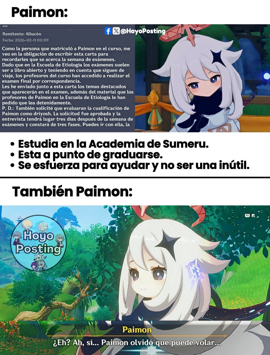 HoyoPosting's tweet photo. Pero comer no se le olvida

#GenshinImpact #Paimon https://t.co/kt0QoWhntQ