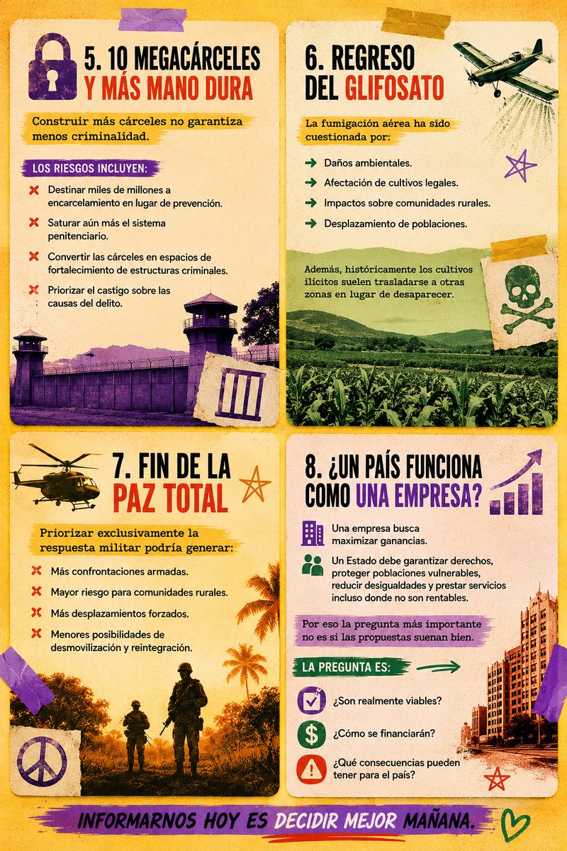 teamlouiscol's tweet photo. ¿Qué tan viables son las propuestas que escuchamos en campaña?

Creemos que es importante preguntarnos cómo se financiarán las propuestas, qué tan posibles son dentro de la ley y qué consecuencias podrían tener para el país.

#MeLaJuegoPorLaVida @FandomsXLaVida https://t.co/GOqskDgeln