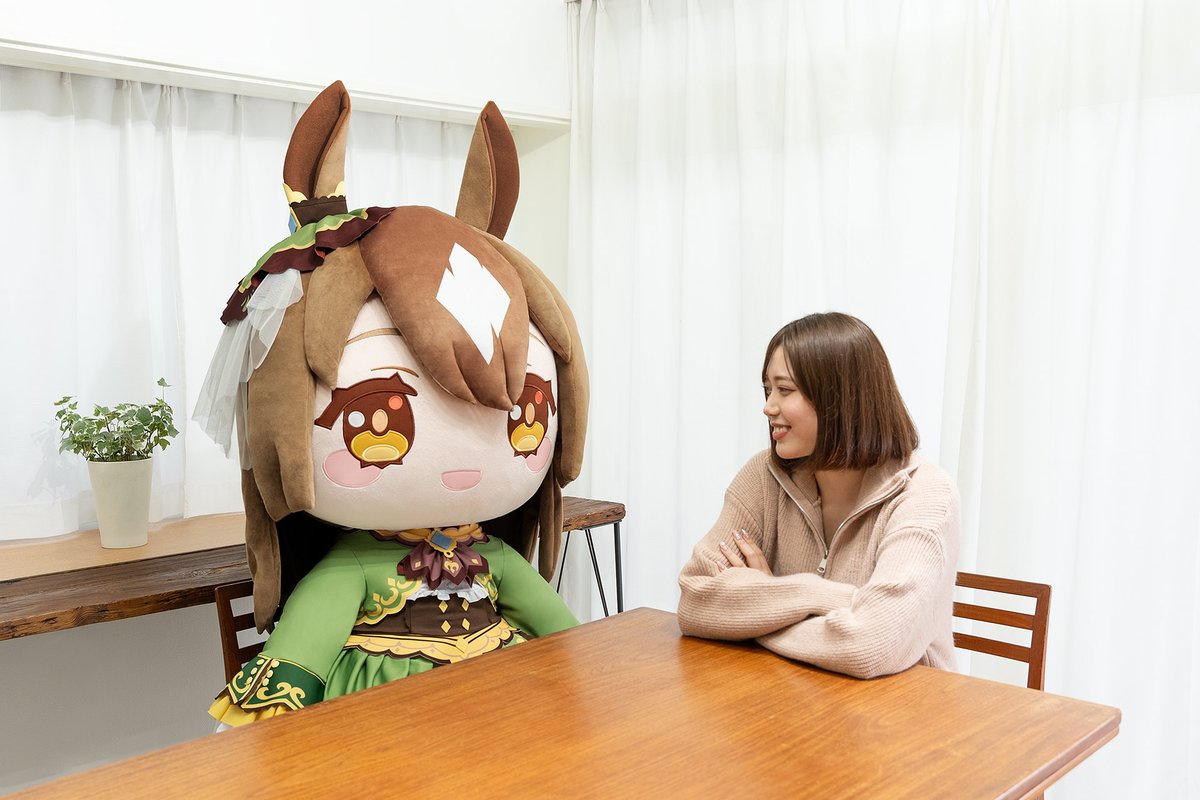 made_Lynes's tweet photo. I'm at rock bottom, but a gigant uma plushie would fix me https://t.co/btkOIDlzn2