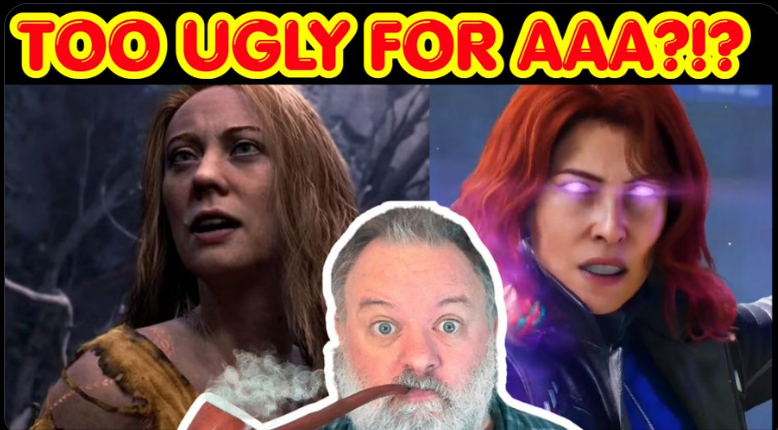 Grummz's tweet photo. Everybody is finally waking up to this.

AAA women get hit with the ugly stick, but anyone speaking up was called an incel.

Playstation State of Play changed that. With the uglification of real life beautiful models on full display with nowhere to hide.

The overton window has shifted and now it's safe for others to point this out, and they are.

Even David Jaffe is questioning it, even if he does hedge it behind "this is not a culture war issue."

But is it. It was never about "gooning" as they tried to paint it for so many years.

It was about the deliberate defeminization of women in order to push an agenda of asexuality for the "It's Maam" crowd, and a irrational fear of that if you make women attractive you are somehow harming them.

The spell is broken. The veil has lifted, and it's time for AAA to put away the ugly stick and make women look like women again.