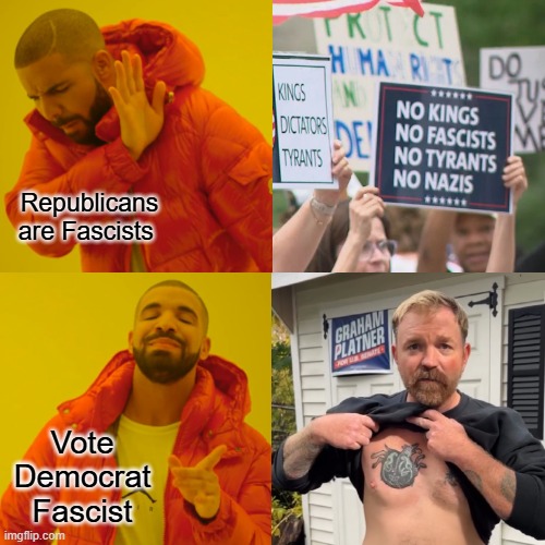 DStateRespTeam's tweet photo. @TheLeadCNN @jaketapper Democrats this week https://t.co/5x0FkJ33sX