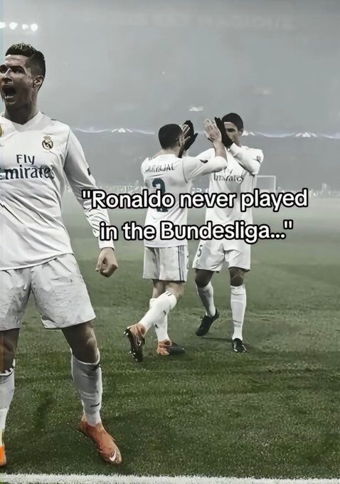 MadridXtra's tweet photo. This Cristiano Ronaldo stat is INSANE. 🤯 https://t.co/Fl64zrlyDI