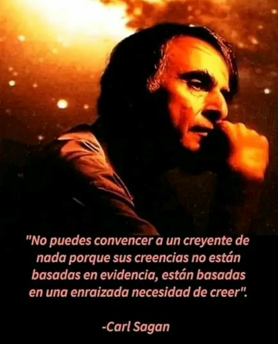 jaidiman's tweet photo. @luisxTNT @traumatogeek Los milagros solo existen en la cabeza de los creyentes, igual que los dioses, los espíritus, los gnomos, los centauros, los unicornios... Todos son producto de la imaginación.
Te adoctrinaron tanto en la infancia que eres incapaz de distinguir qué es fantasía y qué es real. https://t.co/MxIFCtqeST