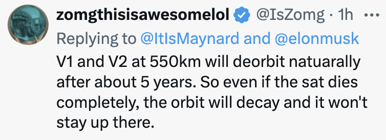 ItIsMaynard's tweet photo. @Zlacher88 @elonmusk This was an answer. Yours was not. Thanks for playing. https://t.co/BP0nx7s6Tp