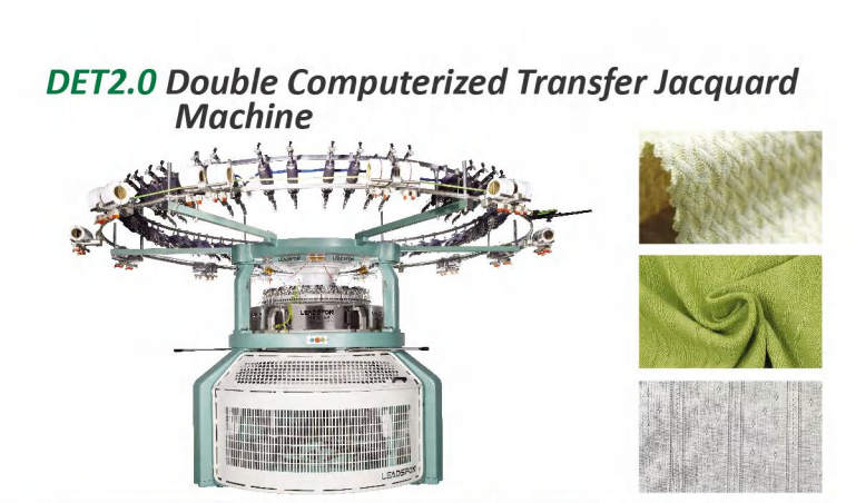 leadsfonMachine's tweet photo. Looking for high-performance jacquard machine?DET2.0 from LEADSFON Advanced synchronous drive guarantees smooth high-speed knitting. Reliable imported core components ensure long stable working. Diameter:30-38inch｜Gauge:14GG~28GG.
#CircularKnittingMachine #KnittingMachine https://t.co/YKyKTGosMT