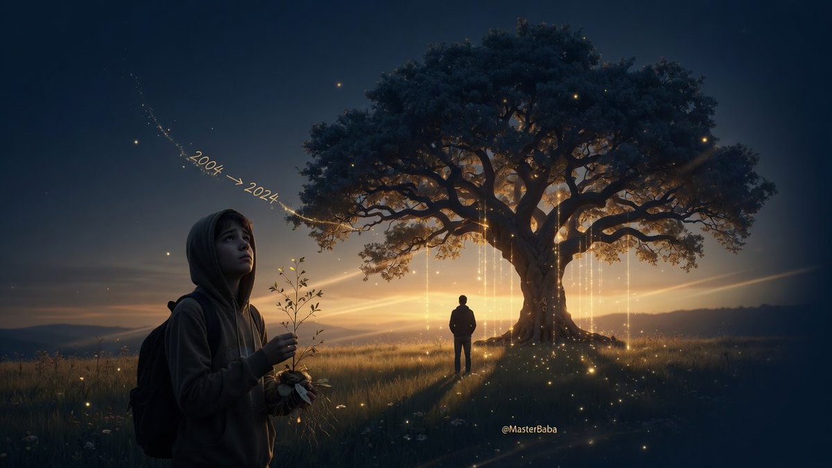 MasterBaba's tweet photo. “A Chinese proverb says the best time to plant a tree was 20 years ago.

The second best time is now.

Most people spend 20 years waiting for the perfect moment to invest.

Then spend the next 20 years wishing they had planted the tree.”

#Wealth #FinancialFreedom #Investing https://t.co/ZqGTICOtRH