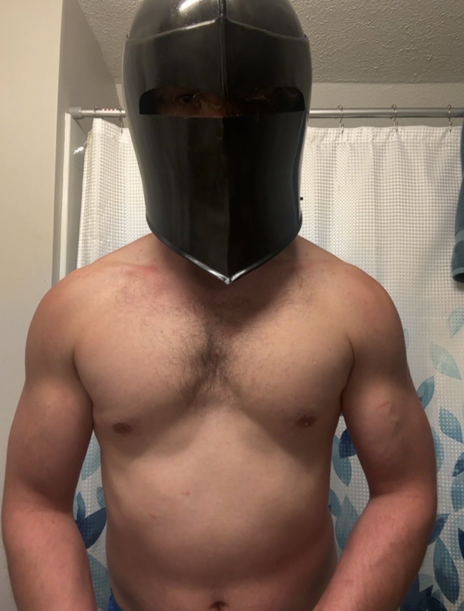 1800GetMauled's tweet photo. The helmet stays on during sex https://t.co/4wjcq0kIDK