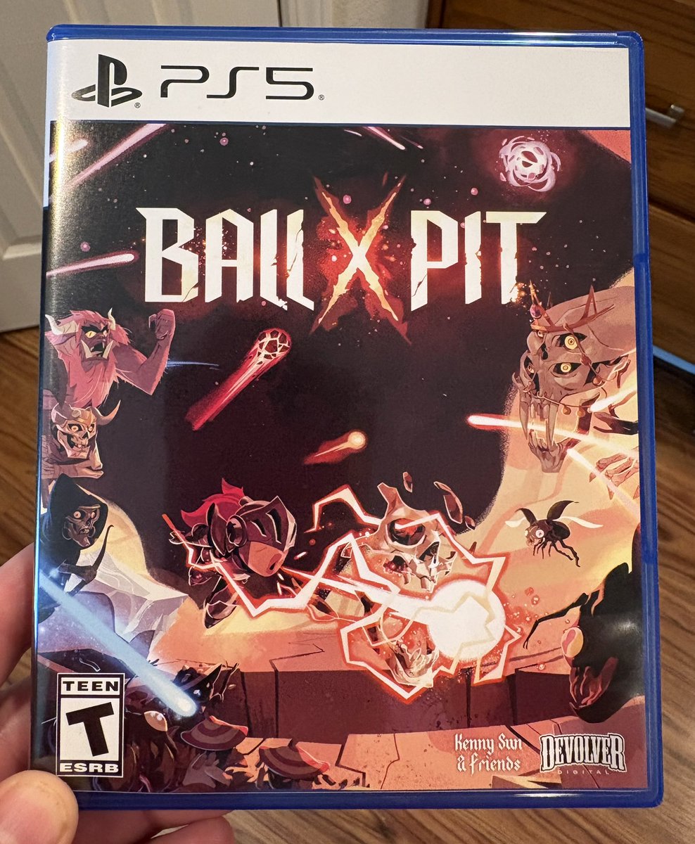TrophyChief's tweet photo. Newest physical game pick up - BallxPit

Came with a poster and some collectible cards. https://t.co/e2p00cWTxL