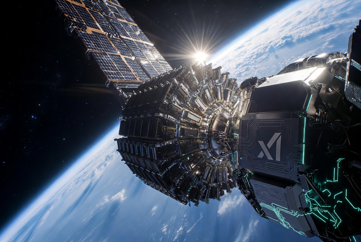 LaceyPresley's tweet photo. D3 chips achieve 10× FLOPS/watt in orbit by turning vacuum physics into an advantage: hotter junctions, passive radiation, constant solar.  

The deeper question is what happens to civilization when the marginal cost of intelligence falls this sharply off-Earth. 

Does AI abundance accelerate the Mars transition or does it change what “abundance” even means?  

Curious to hear builders’ takes.