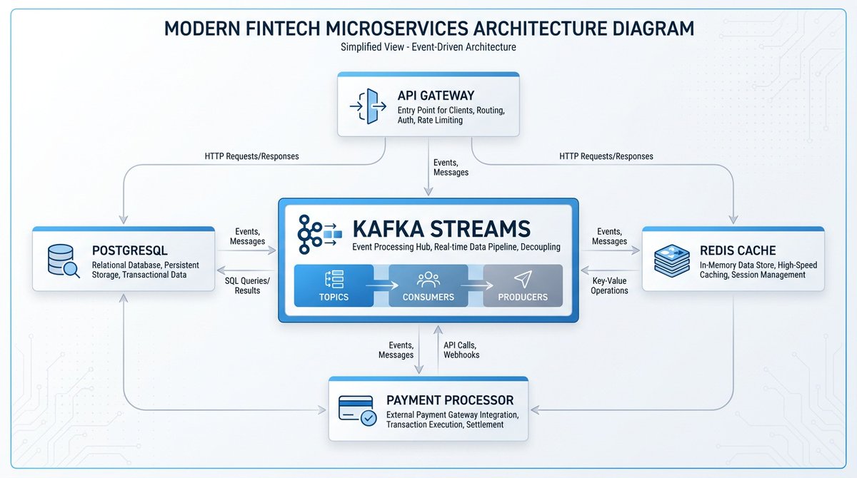 ProfullstackInc's tweet photo. peptide payment gateway architecture breakdown - microservices, kafka streams, postgres, redis cache layer

built for scale and crypto payment processing

#blockchain #payments

https://t.co/fgnuJJXSf2 https://t.co/7mFTfLa5q9