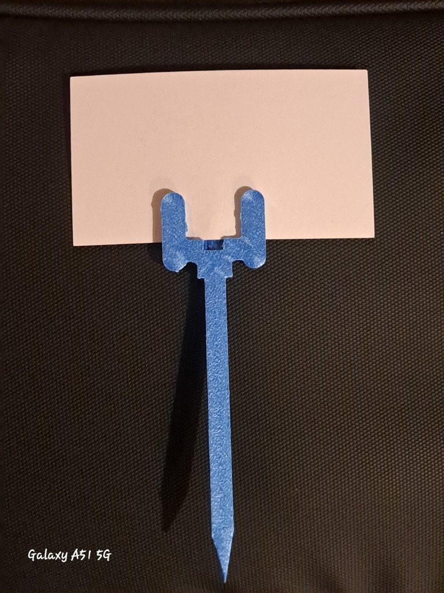 LayLineWorkshop's tweet photo. https://t.co/dyUEFhVDi7

One of our first original offerings on Printables. 

Client needed a way to put cards in the plant pots without taping toothpicks. 

Client says: "10/10 Job; Will be ordering more!" https://t.co/hi8qP9G5XW
