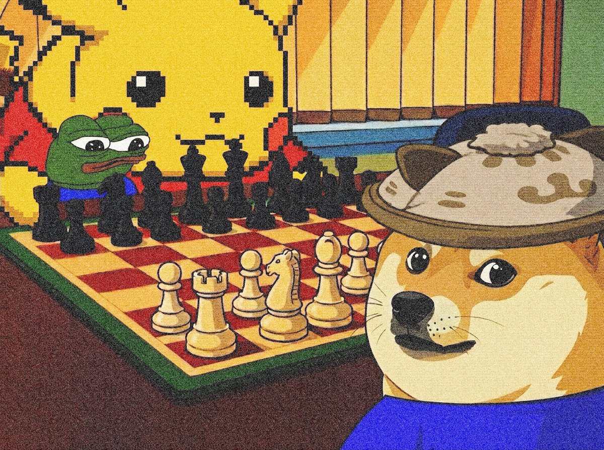 PikaOGeth's tweet photo. The final boss chess tournament
$Pikachu $pepe $Doge. https://t.co/FFDT5Ud8Mt