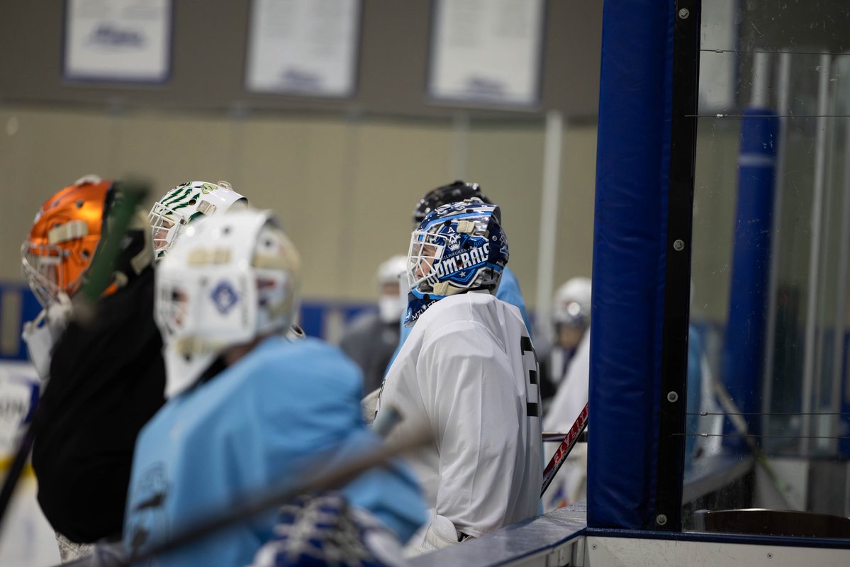 FargoForce's tweet photo. Goalie Camp Day☝️
#ForceNation⚡️ | #USHL https://t.co/5t3ONNAgVn