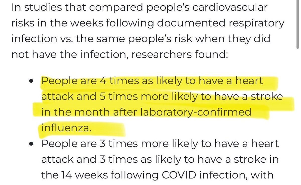 blockme_not's tweet photo. @taylor_kai_uwu @HatesIcecream @broadwaybabyto Maybe @taylor_kai_uwu should read the study that people with the flu are 5x more likely to have a stroke, compared to the 3x more likely that people with covid experience.

@taylor_kai_uwu should inform herself 😂

https://t.co/nKfDHHq2fl https://t.co/uRVH3MqvTM