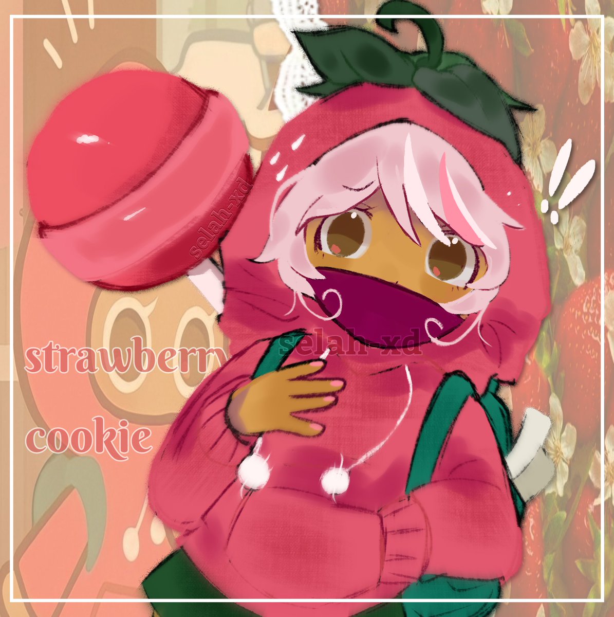 Wanday_1433's tweet photo. Strawberry cookie! #crk https://t.co/BYOpOPWkFn