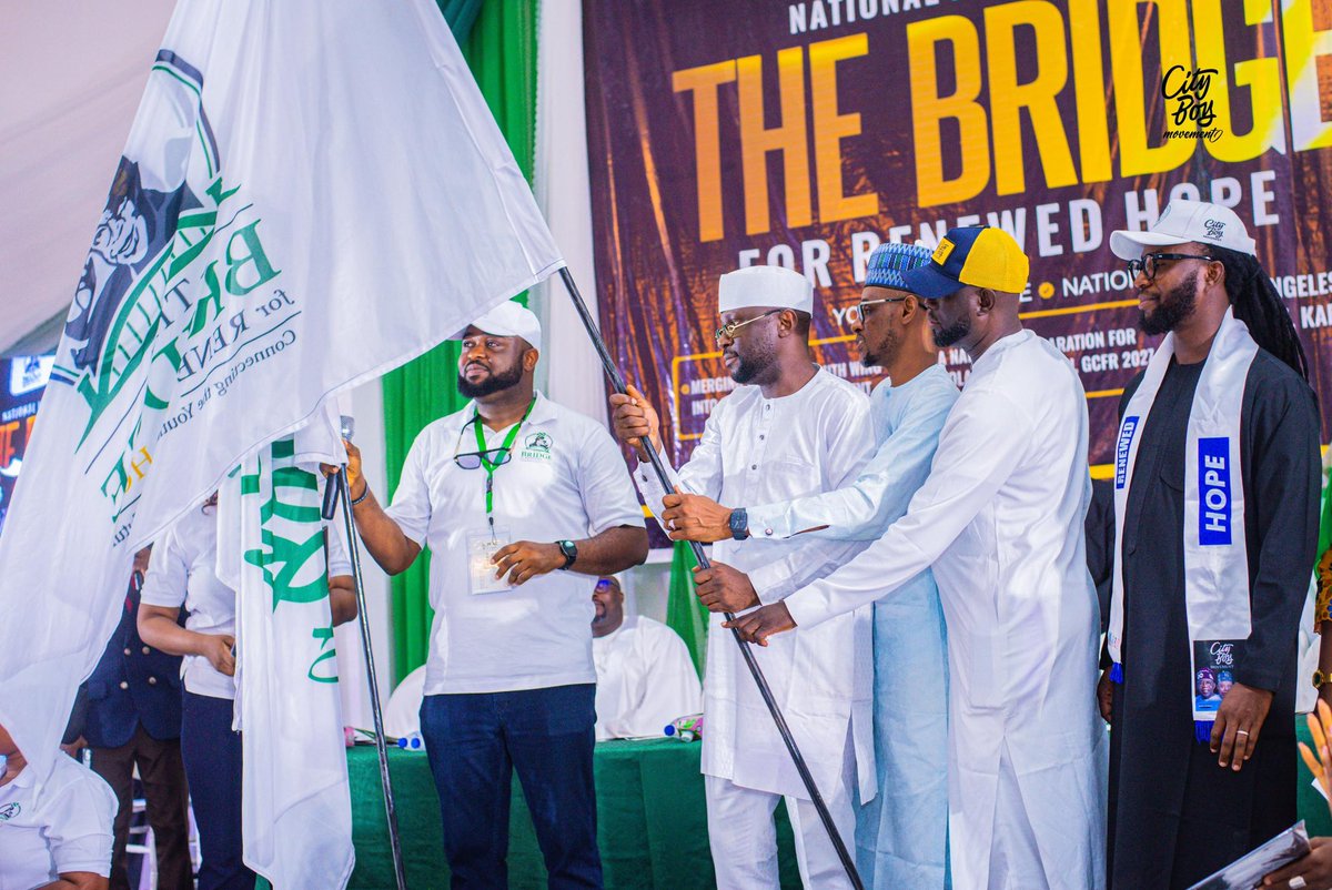Deen_PR's tweet photo. CITY BOY MOVEMENT WELCOMES THE BRIDGE FOR RENEWED HOPE INTO ITS GROWING AFFILIATE NETWORK 🇳🇬

As the Atiku Youth Wing collapses its structure for President Bola Ahmed Tinubu, GCFR, the City Boy Movement proudly welcomes The Bridge For Renewed Hope into its growing network of affiliate organisations and support platforms working for the re-election of President Tinubu in 2027.

This development reflects a growing convergence among young Nigerians around the Renewed Hope Agenda, national development, economic opportunity, and the consolidation of President Tinubu’s reforms.

According to Hon. Francis Oluwatosin Shoga, Director General of the City Boy Movement:

“Young Nigerians are increasingly placing national interest above political labels. The decision by leaders and members of the former Atiku Youth Wing to join this effort and work for President Tinubu is both significant and encouraging.”

Also commenting on the development, O’tega Ogra, Senior Special Assistant to the President on Digital Communications, Engagement and New Media Strategy, and Deputy Director General, Media, Communications and Public Affairs of the City Boy Movement, stated:

“Political competition is a feature of democracy. Nation building is a responsibility that transcends politics. What makes this development noteworthy is that young Nigerians who once worked under a different political platform have now chosen to work for President Bola Ahmed Tinubu through the City Boy Movement. They have found common ground around the future of Nigeria, economic opportunity, and the consolidation of the Renewed Hope Agenda.”

The City Boy Movement remains committed to expanding youth participation, strengthening grassroots engagement, and mobilising support for President Tinubu’s vision for a stronger, safer, more prosperous, and more united Nigeria.

Signed:

Directorate of Media, Communications & Public Affairs
City Boy Movement

#TheBridgeForTinubu
#CityBoyMovement
#RenewedHope

4th June 2026

@CityBoyMedia | @STinubu | @ayowisdom_ | @shoga_francis | @otegaogra | @kokomatic | @woye1 | @ayodeji_og | @CBMdiaspora | @voicebox_99 | @CBM_HQ | @CityBoyMvtLagos | @Onsogbu | @Mr_idonShow | @PBolanta | @CBMOyoState | @cbmekiti | @Cbmnasarawast | @cbmbauchi | @CBMDelta_X | @cbm_ondostate | @CBMKadunaState | @bitruslawrence | @HighChiefOkoro