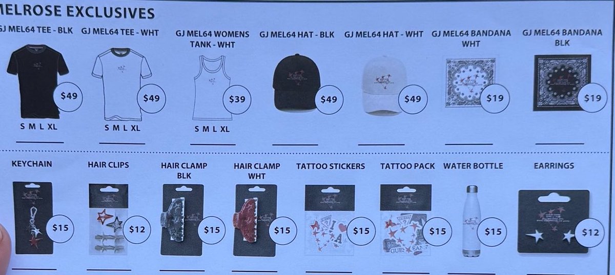 shoyoskz's tweet photo. omgg they have hair clips and bottle for hyunjin x guess exclusive items at the melrose store😭 https://t.co/xn5R1hT8ln