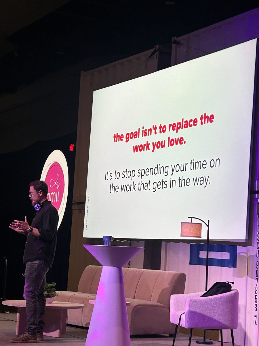 G2VOptics's tweet photo. Lots of great conversations at the Upper Bound AI Conference that happened last May 18-21! 🤖🚀

“Design before you build” really stuck with us - the companies seeing real impact from AI are focusing on human-centered systems, not just deploying tools. https://t.co/E5JxfkdgbT