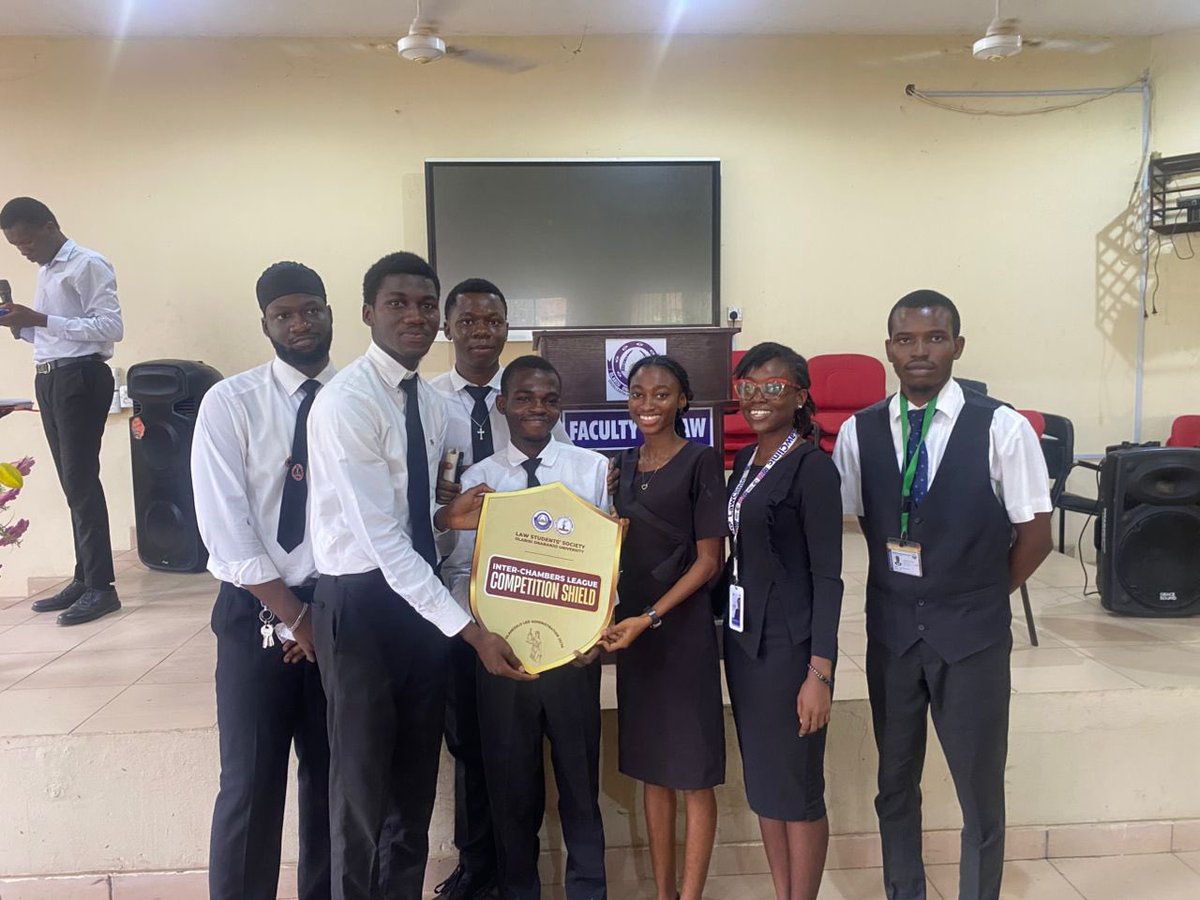 lawssoou's tweet photo. Following the intense engaging rounds among the chambers, notable victories were recorded:
Femi Falana Chamber emerged as the overall winner of the Mediation Competition.
Yusuf Alli Chamber emerged as the overall winner of the Client Counselling and Client Interview Competition https://t.co/DlqWzSx96q