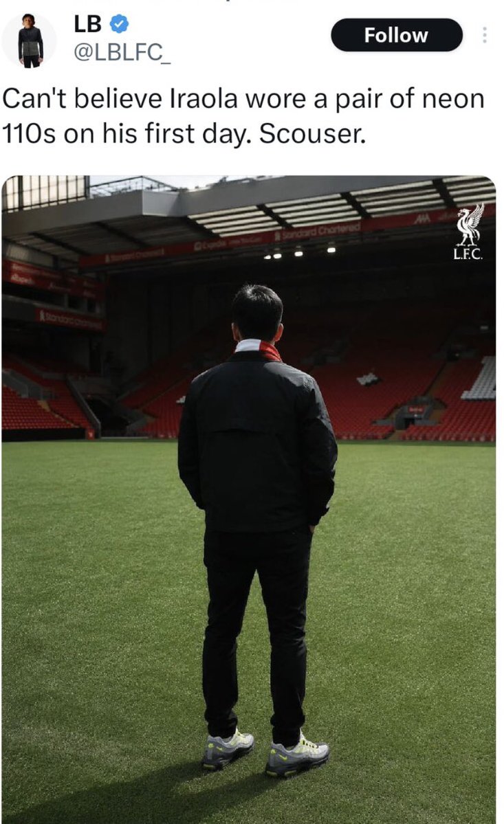 efc1967's tweet photo. LFC fans are definitely a different breed, absolute whoppers https://t.co/gihTVY6arp