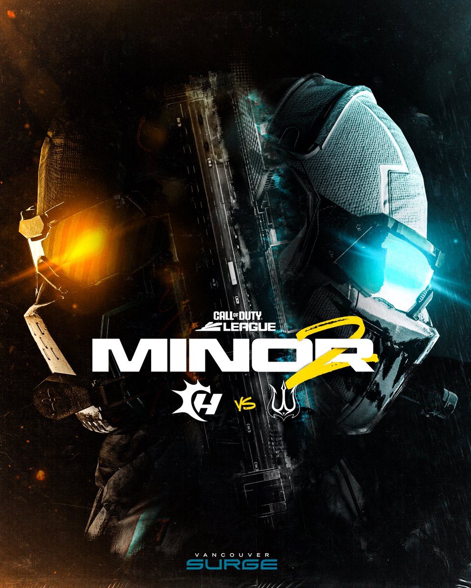 SurgeVancouver's tweet photo. Turning the season around starting tomorrow with Minor II. 🫡

🆚 @MiamiHeretics 
🕕 3:00PM PT | 6:00PM ET

#CDL2026 | #DrownThemOut 🔱 https://t.co/mexfQ9R4MS