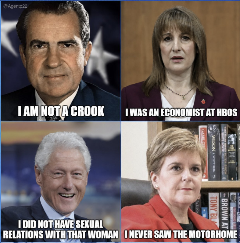 AgentP22's tweet photo. Famous political quotes/lies of our time.

😉 https://t.co/1pM44pxzLT