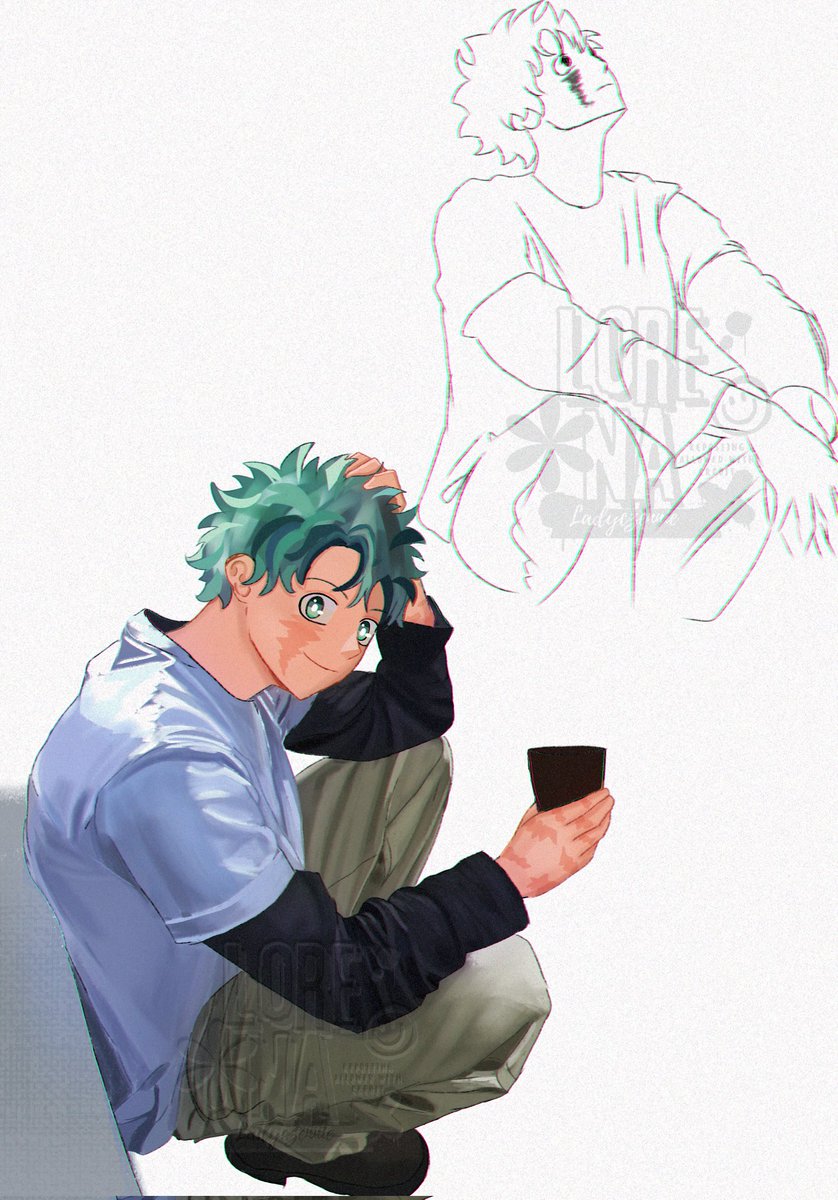Ladyczennie's tweet photo. It's always a good day to draw Izuku
#mha #izukumidoriya https://t.co/Z6IisGK54o