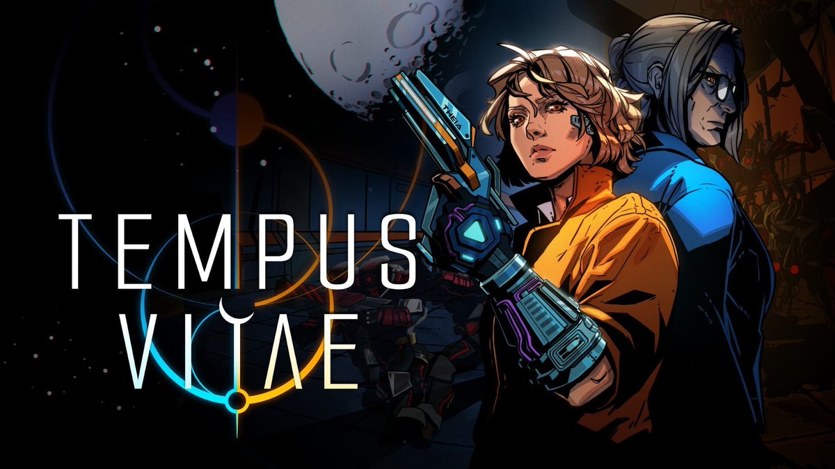 gematsu's tweet photo. Time-travel Metroidvania first-person shooter Tempus Vitae announced for PS5, Xbox Series, and PC https://t.co/etR8VmTAYe https://t.co/DQlevGmiSf