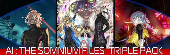 Wario64's tweet photo. AI: THE SOMNIUM FILES TRIPLE PACK Bundle is $23.37 on Steam https://t.co/izn9saR0Y1 

-The Somnium Files $3.99
-nirvanA Initiative $5.99
-No Sleep For Kaname Date $15.99

US PSN sale https://t.co/kpLVbhIKk0 https://t.co/7S6u9ydOUd