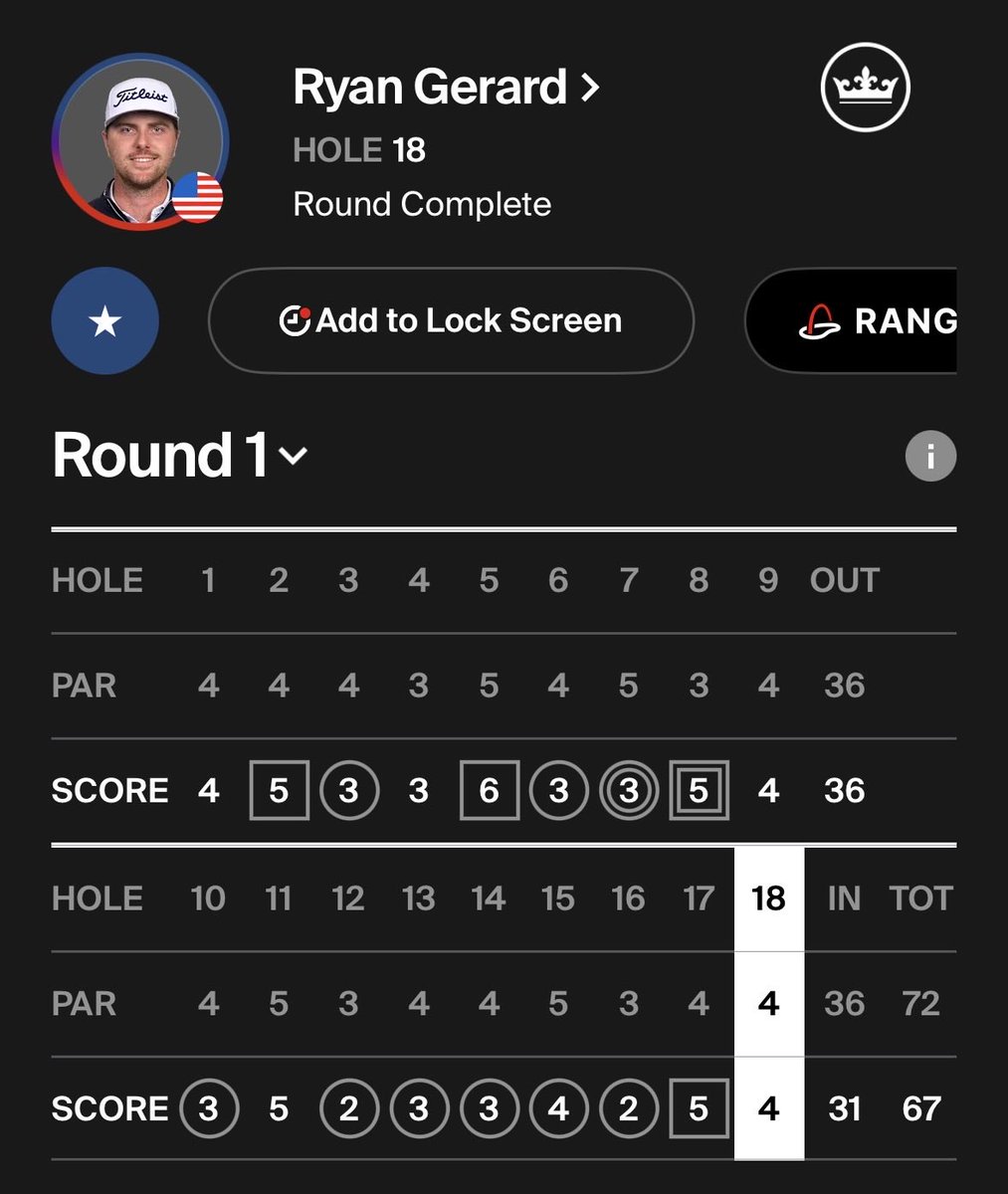 FadeMyPlay's tweet photo. GERARD!!!! With one of the most ridiculous rounds you’ll ever see to grab a chopped FRL and full E/W!

Been a while since we hit one so very happy to take what we got.

Gerard FRL +6000 ✅💰 https://t.co/Xk0gRtIrNG