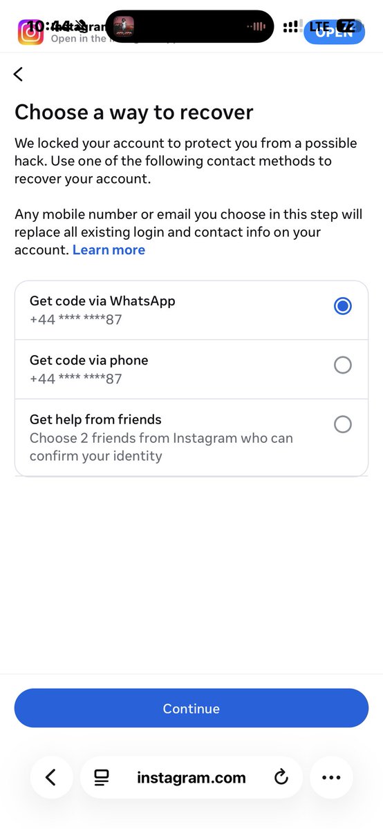 mess1_david's tweet photo. Is there any bypass even if I don’t have access to this number anymore? https://t.co/7hQ8I8Tsv7
