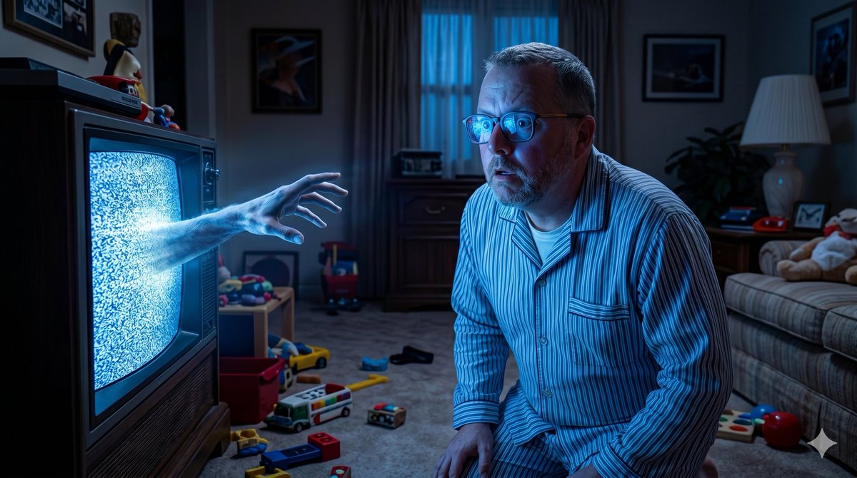 MtlCub77's tweet photo. "They’re heeeere..." 📺👻
  
Happy 44th Anniversary to the absolute masterpiece that is Poltergeist (1982)!

Someone tell me the portal in the closet isn't open next. 🧥

#Poltergeist #Poltergeist44 #HorrorMovies #80sHorror #ClassicCinema #StevenSpielberg #TobeHooper https://t.co/N0c7TC6K8U
