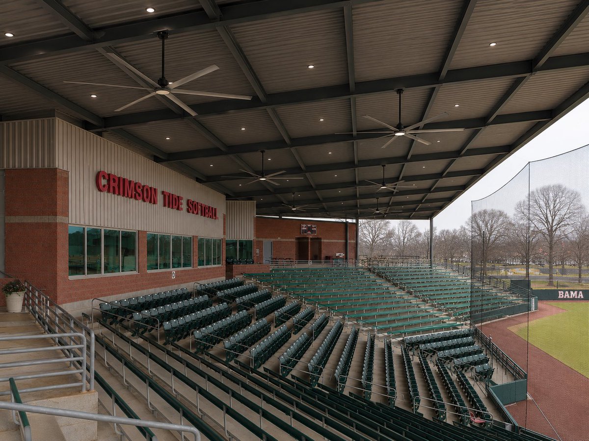 Tidegrad88's tweet photo. @emilypitek Definitely shade/roof over all permanent seating and some of those huge ceiling fans. This image isn’t great but hopefully you get the idea 😂 https://t.co/Ava6WqZGOg