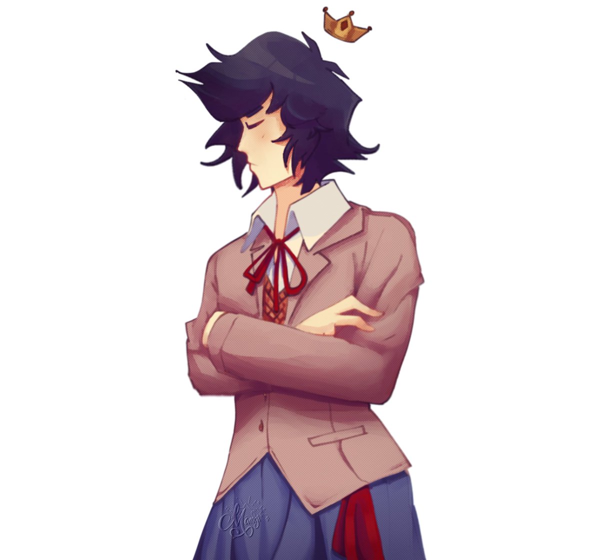 Mangi_MBS's tweet photo. #CoMPas 
Trollino cuenta como tsundere-? 
Jakskfkda https://t.co/AzAc8k6n0m