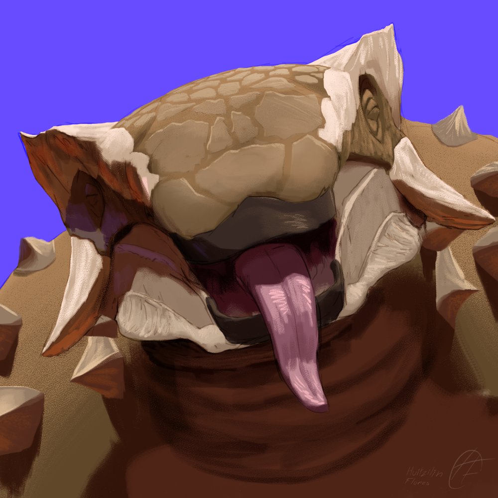 HuitzilinF_Art's tweet photo. Achillobator and Ankylosaurus https://t.co/gQRuhtYUCE
