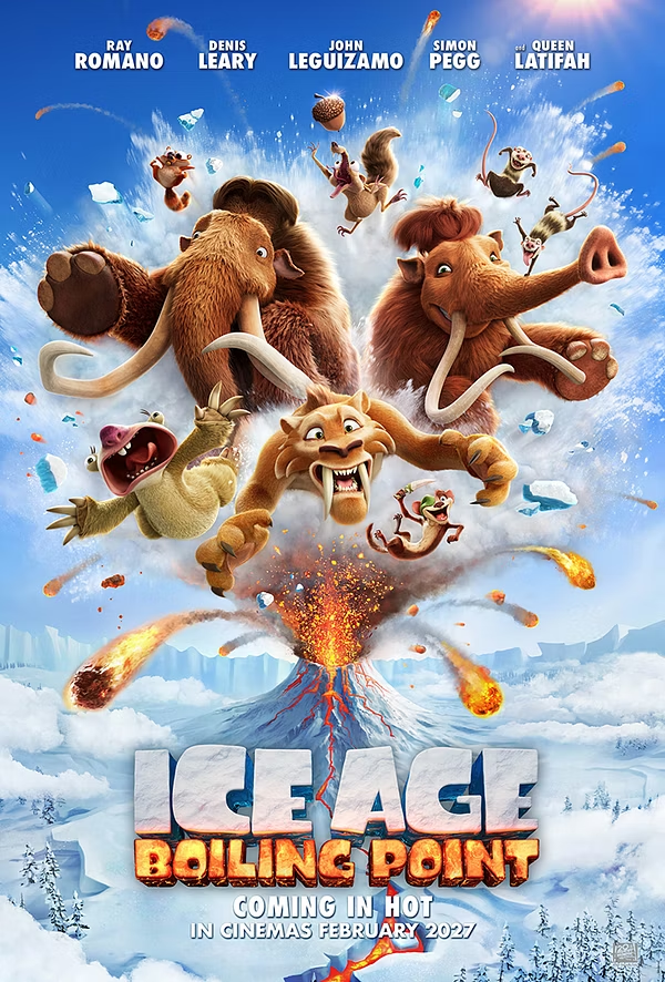 PPatchwork's tweet photo. Nouvelle affiche de "Ice Age: Boiling Point", nouveau film de la franchise "Age de Glace".

En Février 2027 au cinéma. https://t.co/HlOizIRVof