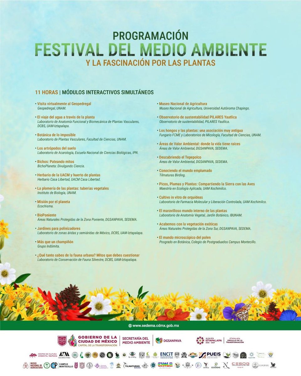 ib_unam's tweet photo. Nuestros amigos del Área Natural Protegida de la Sierra de Santa Catalina, invitan a su "Festival del Medio Ambiente y la Fascinación por las Plantas", el domingo 7 de junio de 11 a 16:30 h https://t.co/khRTJZAveB