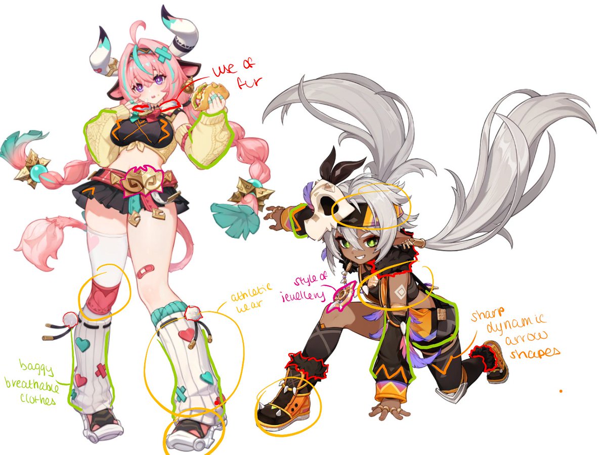 timelysumeru's tweet photo. @merqtiooo I like these two cause I think these two do the best at building a distinct tribal aesthetic instead of just looking "natlanese"

I think ifa and chasca do too with the whole cowboy aesthetics but for the other tribes it just feels like they vaguely had one or two- https://t.co/IOvwIuPoVV