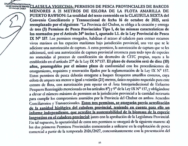 rogarrone's tweet photo. Se conocieron detalles del acuerdo firmado por Nacho Torres con Red Chamber en su regreso a los bienes de la ex Alpesca.
La Provincia se compromete a entregarle tres permisos de pesca provinciales tipo 1... entre muchas otras cosas. https://t.co/JS1G4aVysq