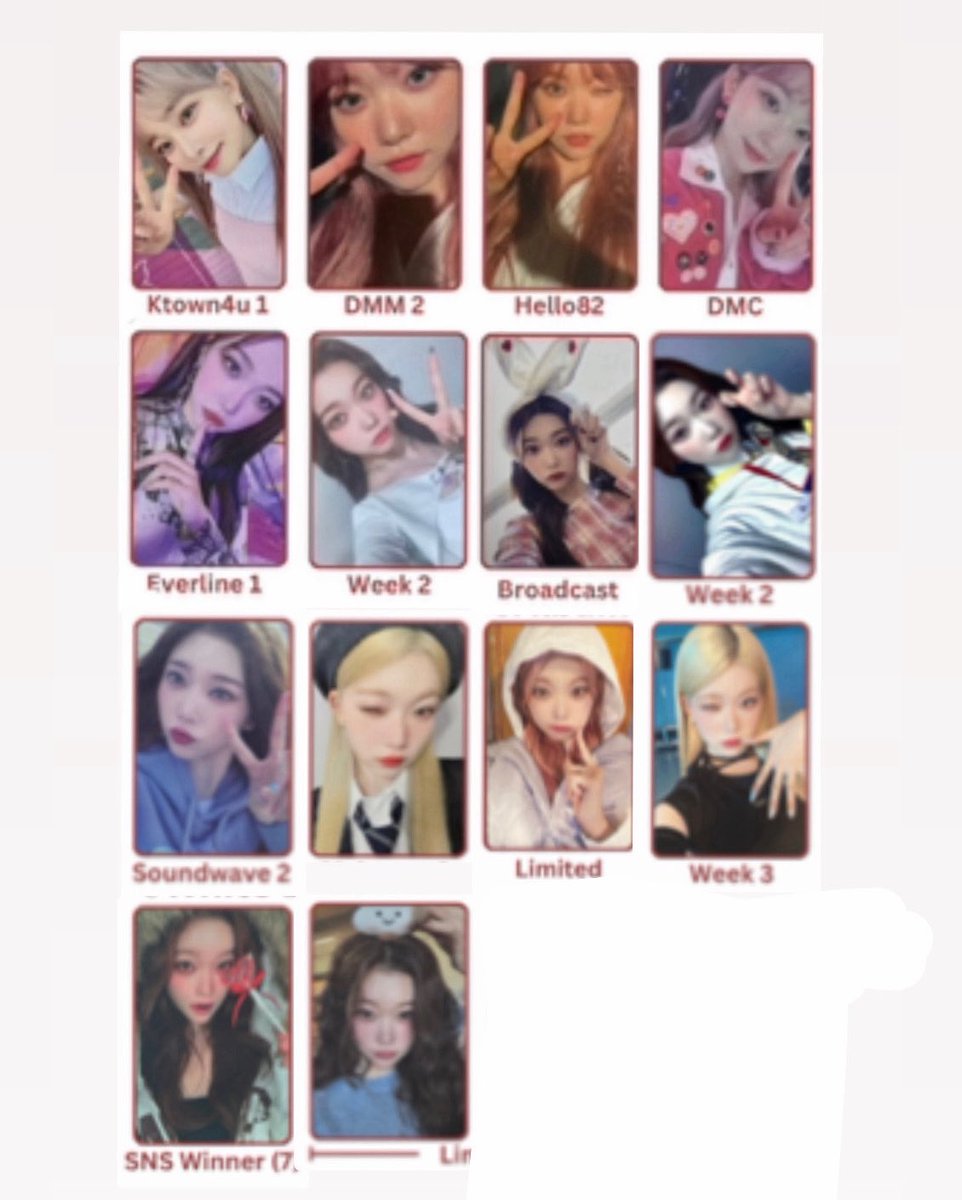 wonitsuki's tweet photo. i’m also trading these photocards, looking for tsuki pcs on the right
(not selling these)
#billlie #빌리 포카 https://t.co/R8SeL3tGCu