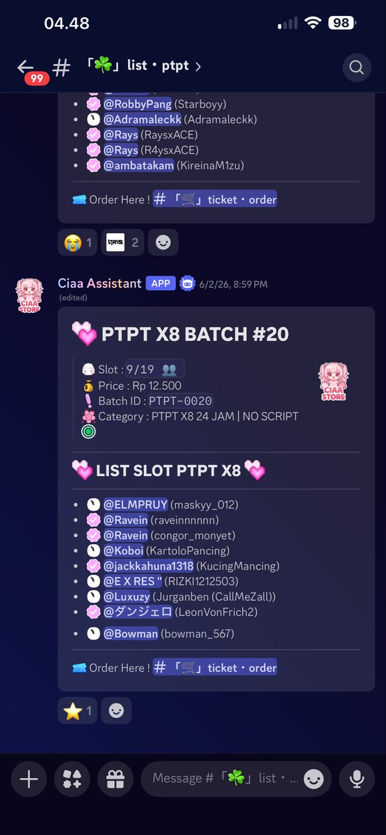 pptrhzz's tweet photo. yuu guyss help mee, penuhinn ptpttkuu 24jam only 12.5K ( include webhook 1 server ) no scriptt!! sung join dc kuu

https://t.co/nnu709m4ES https://t.co/dSG7bJGabW