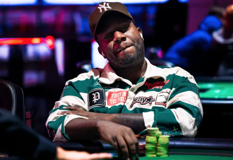 enPokerStrategy's tweet photo. The WSOP erupted in controversy last night as Ricky Landais was all-in and at-risk with the dominating hand only for a misdeal to send him to the showers after a runner-runner bad beat vs CoinPoker pro Bobby James. Read the full story in the replies: https://t.co/btj1gvirdG